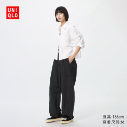 优衣库 防紫外线常规款女生休闲长裤
