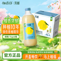 YUZUVALLEY 宋柚乳酸菌风味饮料1kg*12瓶 鲜果萃取 饮料整箱自营