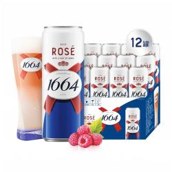 1664凯旋 桃红啤酒 310ml*12罐 罐装