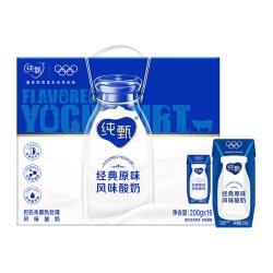 纯甄 蒙牛纯甄原味风味酸奶200g*16盒浓郁美味