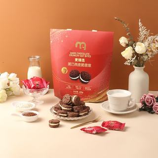 麦臻选 黑巧燕麦脆墩墩 450g 巧克力