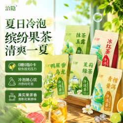 胖东来 同款夏日冷泡茶包组合多种口味0糖0脂0香精泡水喝 茉莉绿茶20   茉莉绿茶20包+抹茶玉露20包