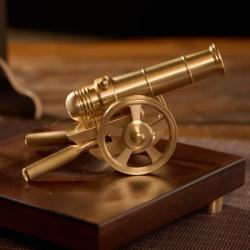 尔选 创意黄铜意大利炮模型摆件
