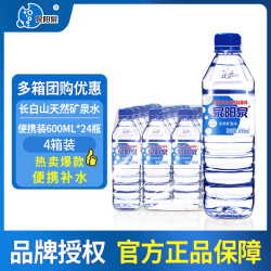 泉阳泉 长白山天然矿泉水弱碱性饮用水600mll*24瓶整箱小瓶水 600ml*24瓶*4箱