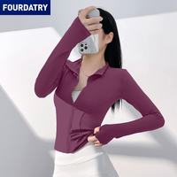 FOURDATRY 外穿显瘦紧身修身瑜伽服普拉提健身跑步运动瑜