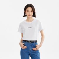 全棉时代 女士短袖全棉休闲凉爽舒适上衣夏季通勤日常百搭薄款