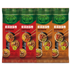 必品阁 双拼紫菜包饭卷920g 泡菜烤肉*2+石锅拌饭*2 早餐饭团