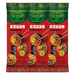 必品阁 即食紫菜包饭卷 懒人速食微波营养早餐石锅拌饭风味饭团230g*3