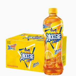 康师傅 冰红茶500ml*12瓶柠檬味经典冰镇解腻茶饮料一整箱批发新货