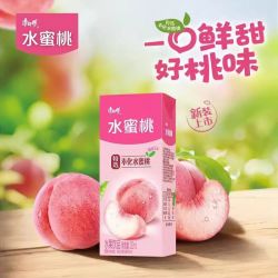 康师傅 水蜜桃味饮品整箱250ml*24盒包装随机