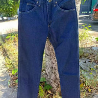 Wrangler 厚款14.25oz美国正品威格wrangler纯棉高腰宽松直筒牛仔裤39902pw
