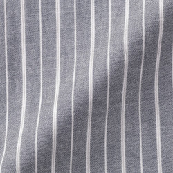 無印良品 MUJI 无侧缝双层纱织 藏青色条纹 XL 睡衣/家居服套装