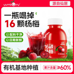 yumberry 扬百利（yumberry）仙居杨梅汁饮品果蔬汁孕妇饮料245ml*1瓶冰镇果汁整箱冰饮