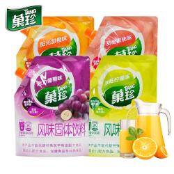 TANG 亿滋果珍400g*3袋壶嘴装冲饮速溶固体饮料粉果汁粉维c橙汁粉 400g*3包【甜橙味 柠檬味