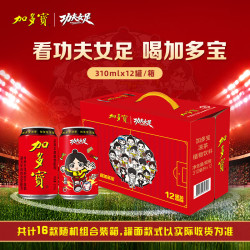 加多宝 功夫女足310ml*12罐