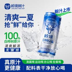 岭境 白桦树原汁0外源添加330ml*6罐
