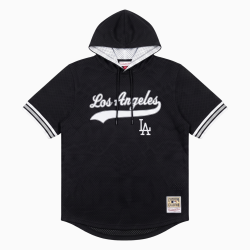 Mitchell&Ness MLB 男款短袖连帽T恤 TH19985