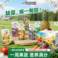 一甸园 果蔬汁100%NFC蔬菜汁番茄汁健康饮料果汁0脂0蔗糖补充一日量蔬菜