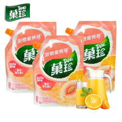 TANG 亿滋果珍400g*3袋壶嘴装冲饮速溶固体饮料粉果汁粉维c橙汁粉 400g*3包