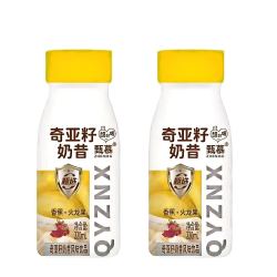 甄慕 香蕉火龙果奇亚籽奶昔酸奶饮品含膳食纤维早餐代餐饱腹饮料 一箱大餐救星