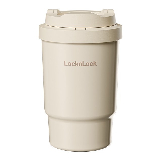 移动端、88VIP：LOCK&LOCK 遇见元气保温杯水杯 陶瓷内胆316不锈钢咖啡杯