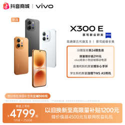 vivo X300 E 12+256GB 5G智能手机 高通第五代骁龙8