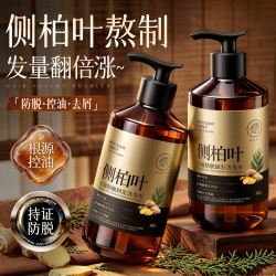 儒意 侧柏叶生姜洗发水防脱蓬松控油中药熬制去屑止痒育官方旗舰店正品
