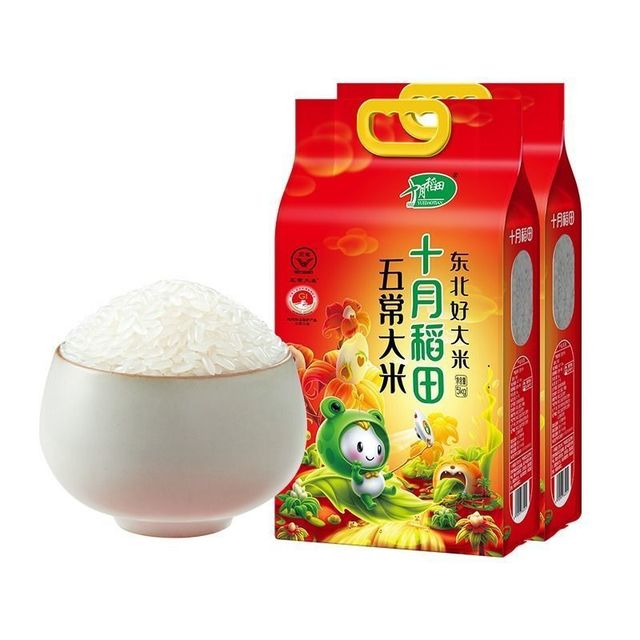 十月稻田 五常大米20斤（5kg*2袋）