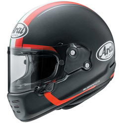 Arai 日本进口RAPIDE-NEO头盔复古巡航全盔头盔 三色旗红 L(59-60CM)