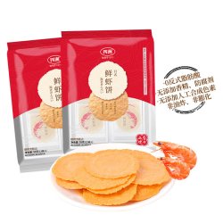 四洲 日式鲜虾饼 55g*2袋