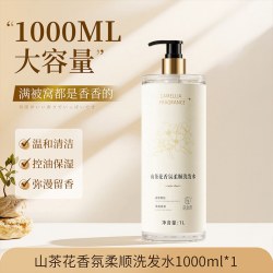 范泳辰 山茶花香氛柔顺洗发水补水保湿控油蓬松留香女男士洗头水发露去屑