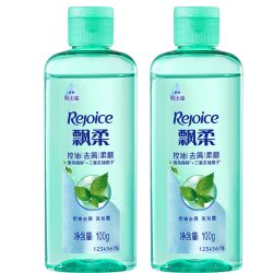 飘柔 控油洗发水去屑洗头膏液官方正品旅行装100g*2