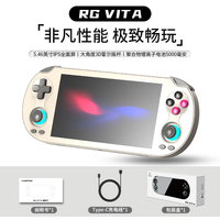 安伯尼克 新款RG VITA RG VITA Pro双系统高清大屏掌上游戏机RG VITA灰色(3+64G） 标配+128GTF卡套餐