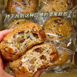 自然道 坚果欧包全麦面包核桃包 20包 约700g