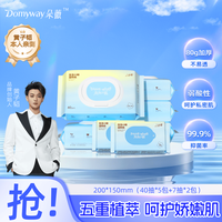 朵薇 湿厕纸 40片*5包+7片*2包