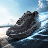 HOKA Bondi 7 男款跑步鞋 1110518-BBLC