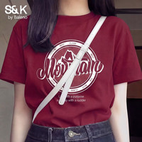 班尼路 S&K纯棉短袖T恤女 车厘子 s