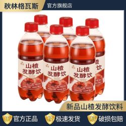 秋林·格瓦斯 秋林山楂发酵饮料 350ml*6瓶