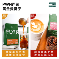 FLYING HIPPO 金标黄金曼特宁 中深烘焙 200g 咖啡豆