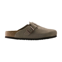 BIRKENSTOCK 0560771 牛皮绒面革软底 灰色 常规版 包头拖鞋