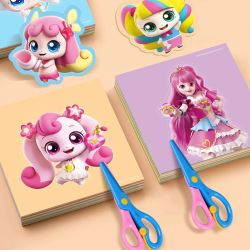 海豚传媒 奇妙萌可 儿童剪纸手工创意diy玩具