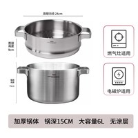 欧克欧 600003 18-10不锈钢汤锅 24cm 赛提赛欧