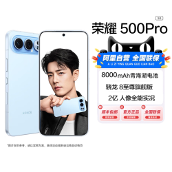 荣耀 500 Pro 骁龙8至尊版2亿像素长焦8000mAh大电池120Hz护眼直屏 5G 全网通手机200