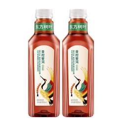 农夫山泉 东方树叶 复合茶饮料 0糖0脂0卡 无糖饮料 整箱装 过节 青柑普洱茶900ml*12瓶