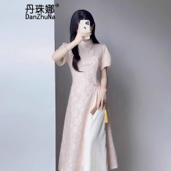 丹珠娜 新中式连衣裙 2026夏季改良旗袍