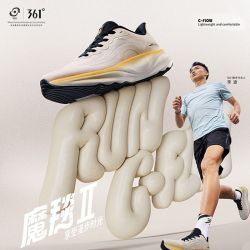 361° 男款跑步鞋 魔毯