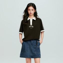 Champion 【男女同款】短袖POLO衫 运动休闲