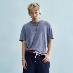 Champion 冠军品牌 男女同款简约纯棉圆领短袖