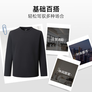 千仞岗 轻薄圆领短款羽绒服 魔力黑 S(160) 男士外套