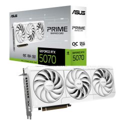 华硕 Prime GeForce RTX 5070 12GB GDDR7 白色 OC(PCIe 5.0